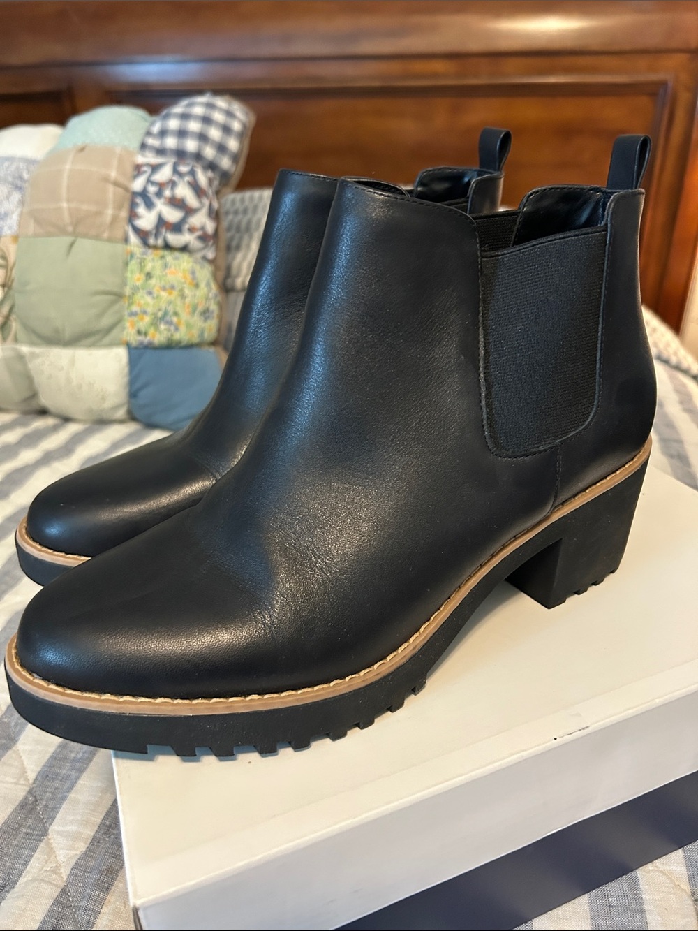 Caslon Black ankle boots